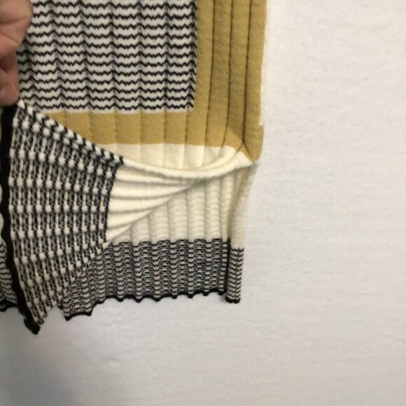 Gabby Isabella Buttercream Combo Knit Pencil Skirt Size XXL - Picture 3 of 6